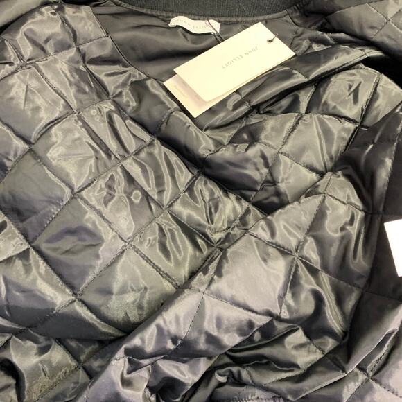 JOHN ELLIOTT Bogota II Size S Black Nylon Zip Up Bomber Jacket - Picture 8 of 8